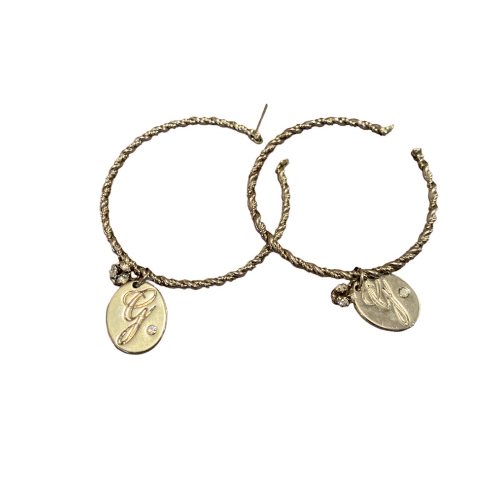 Guess hoop earrings